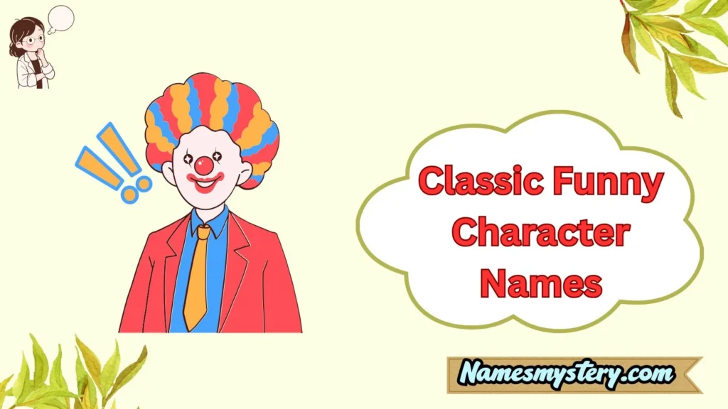 Classic Funny Character Names