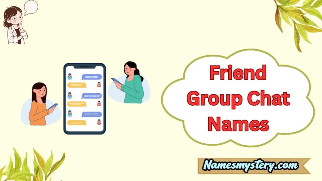 Friend Group Chat Names
