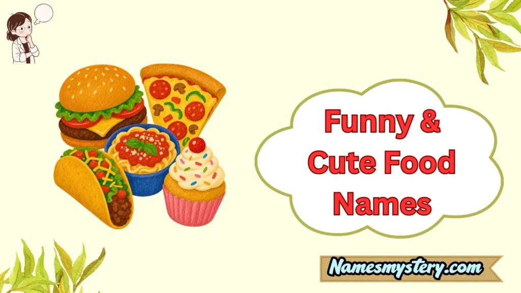 Funny & Cute Food Names