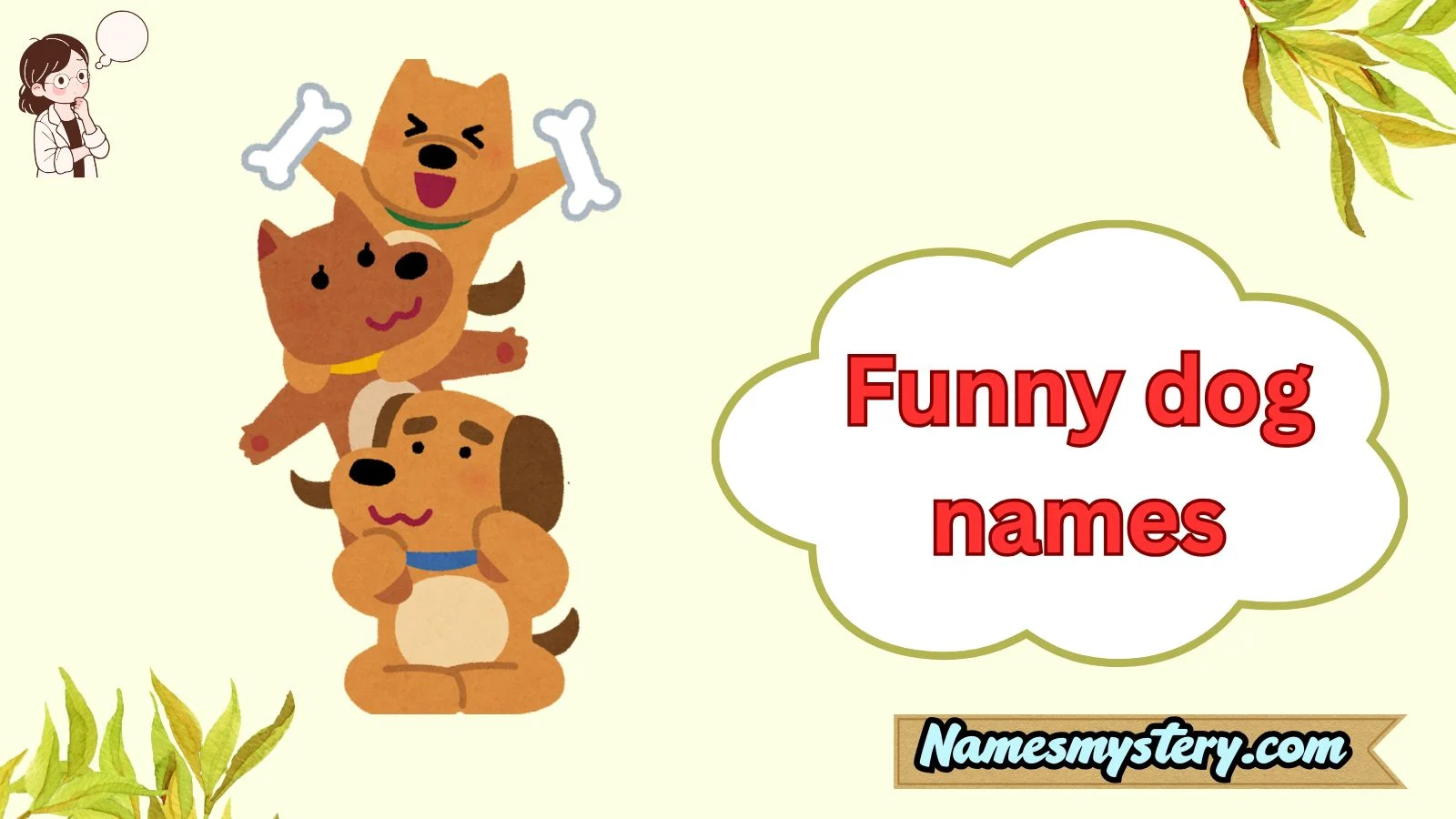 funny dog names