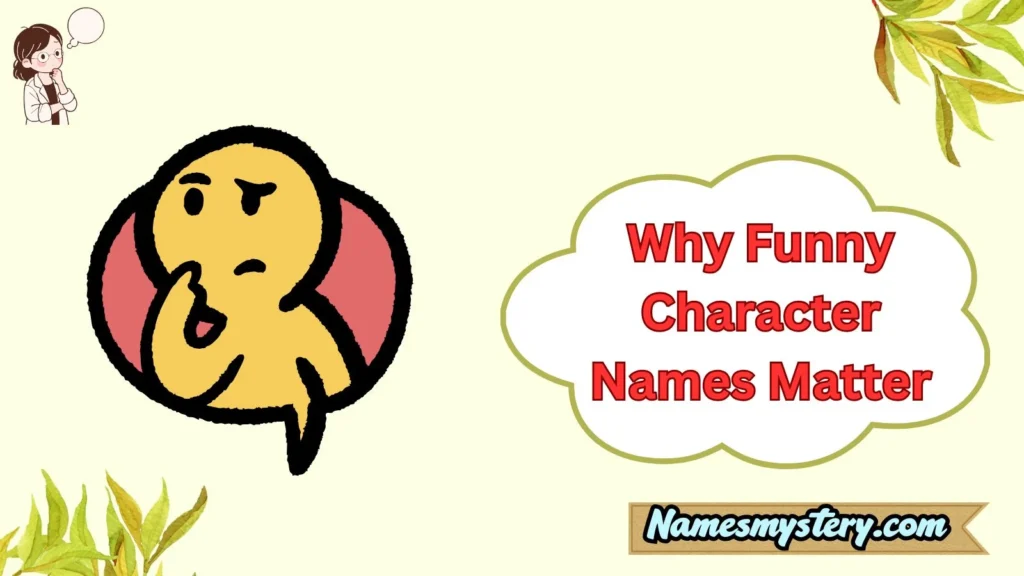 Why Funny Character Names Matter